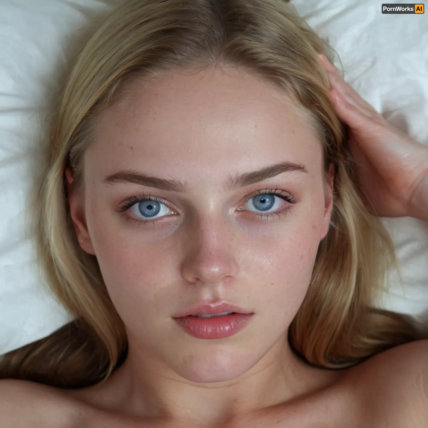 A young woman's curiosity about a muscular man's body led her to take nude pictures of herself and send them to him. They began chatting online, exploring their desires for each other. They decided to take things slow and enjoy the journey together, but