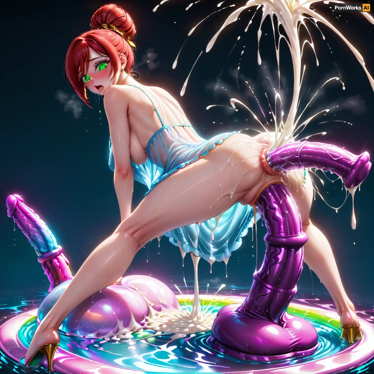 Anna's extreme adventure: a hyper anal gape tale in atompunksdxl by mooncryptowow