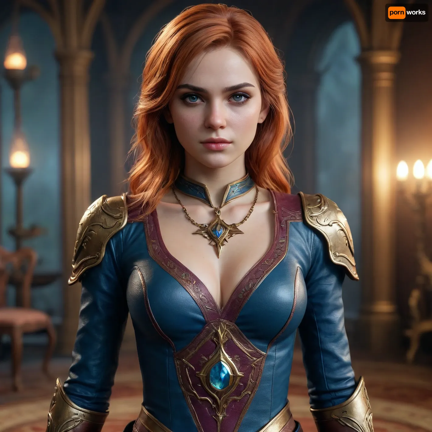 First decendants video game freyna style girl, very precice, full body shot