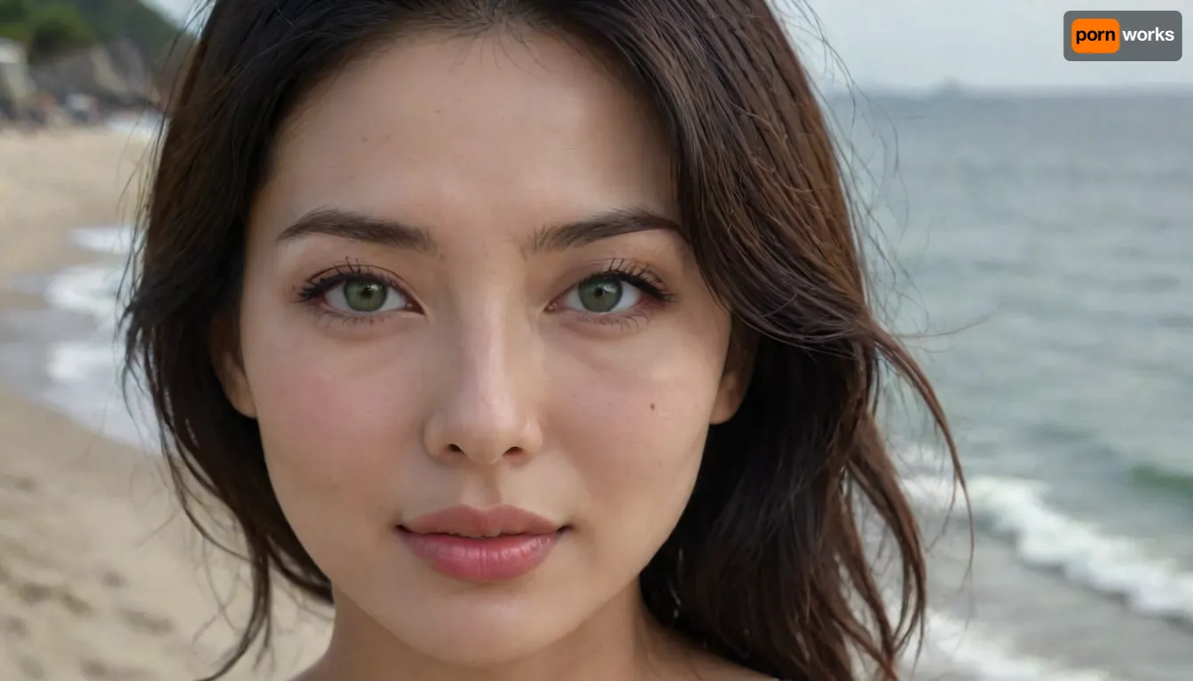 korean milf, 30 years old, white skin, black hair, korean face, firm round breasts, nude, seductive smile, korea eyes, green eyes, beach background, photographers lighting, 4ng3l, face, perfecteyes, professional, portrait, <lora:SDXL_BetterFaces-LoRA_v1:1>, <lora:lora-sdxl-perfect-eyes:1>, <lora:Realistic_People_V1:.9>, <lora:209517_training_data:.8>