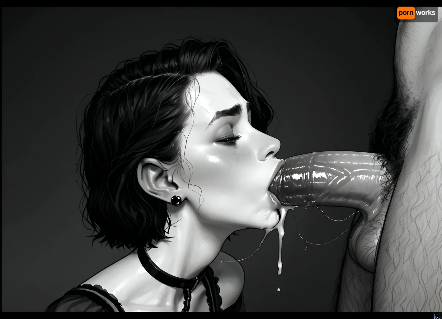 futanari, futa anal sex, bdsm, orgasm, pastel blank background, climax, kissing, anal, massive cock and balls, incase, style, <lora:287175_training_data:.8>