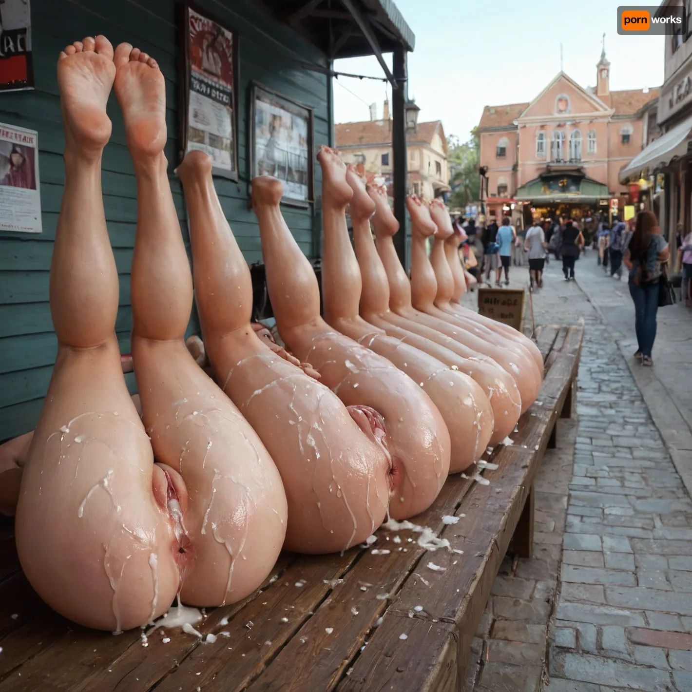 Affichage audacieux : une scène de bukkake audacieuse sur le marché public haute définition (4k ultra hd, hdr)
- Oui.
Au cœur d'un marché public animé, une scène particulière se déroule. Au milieu de la foule de spectateurs de 23 ans, cinq femmes s'alignent avec hardiesse, présentant chacune leurs chattes mouillées et leurs culs nus dans un spectacle surprenant. L'air est épais avec l'anticipation puisqu'ils sont allongés sur des stands, les jambes surélevées, leurs zones privées visibles dans un magnifique détail 4K Ultra HD. Un moment clémactique arrive, les femmes sont aspergées de sperme, d'un bukkake impressionnant, laissant leurs fesses scintillent et marquées par l'acte. Affichage audacieux : une scène de bukkake audacieuse sur le marché public haute définition (4k ultra hd, hdr)
- Oui.
Au cœur d'un marché public animé, une scène particulière se déroule. Au milieu de la foule de spectateurs de 23 ans, cinq femmes s'alignent avec hardiesse, présentant chacune leurs chattes mouillées et leurs culs nus dans un spectacle surprenant. L'air est épais avec l'anticipation puisqu'ils sont allongés sur des stands, les jambes surélevées, leurs zones privées visibles dans un magnifique détail 4K Ultra HD. Un moment clémactique arrive, les femmes sont aspergées de sperme, d'un bukkake impressionnant, laissant leurs fesses scintillent et marquées par l'acte.