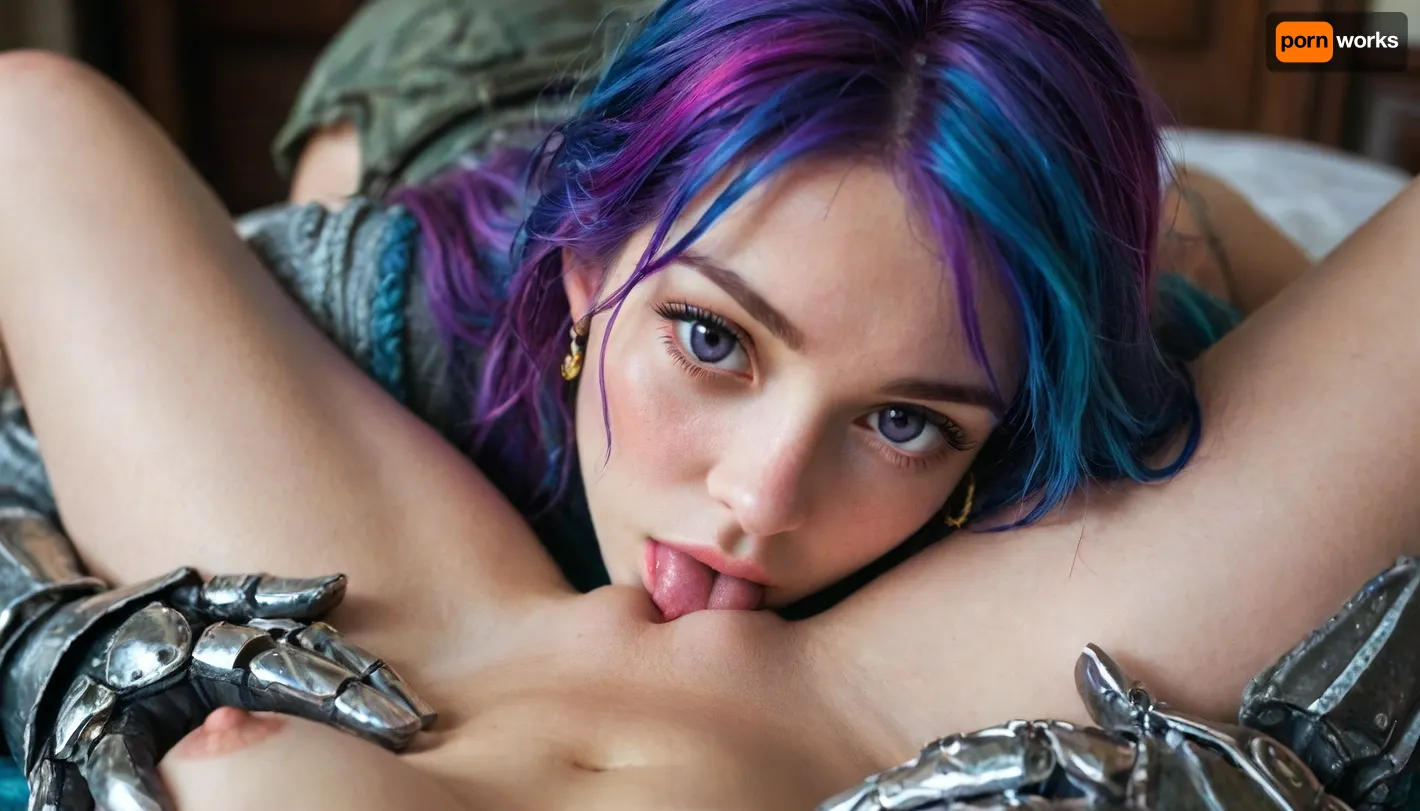 harem, beautiful russian girls only, random colour hair, purple eyes, lesbian cunnilingus sex, small elastic breast, russian armor, russian kokoshnik, warrior girls covered in royal purple in the royal chambers., female, pov, cunnilingus, 2girls, girl, licking, pussy, <lora:EnvyZoomSliderXL01:1>, <lora:EnvyCuteSliderXL01:2>, <lora:Colorful Hair Slider_alpha1.0_rank4_noxattn_last:2>, <lora:Cunnilingus XL:.5>