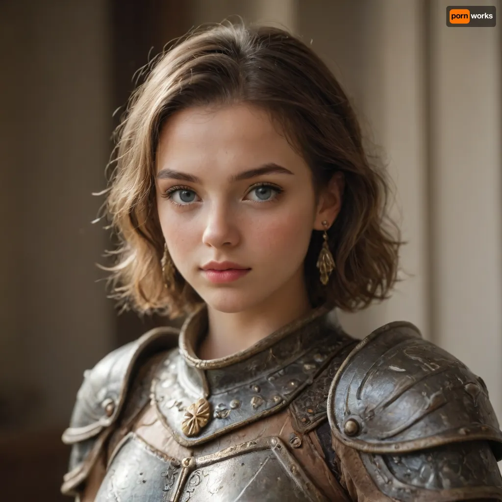 A cute girl with very small breasts and short stature is naked, onarmor, meatshield, fannypacking, <lora:onarmor_xl:.8>