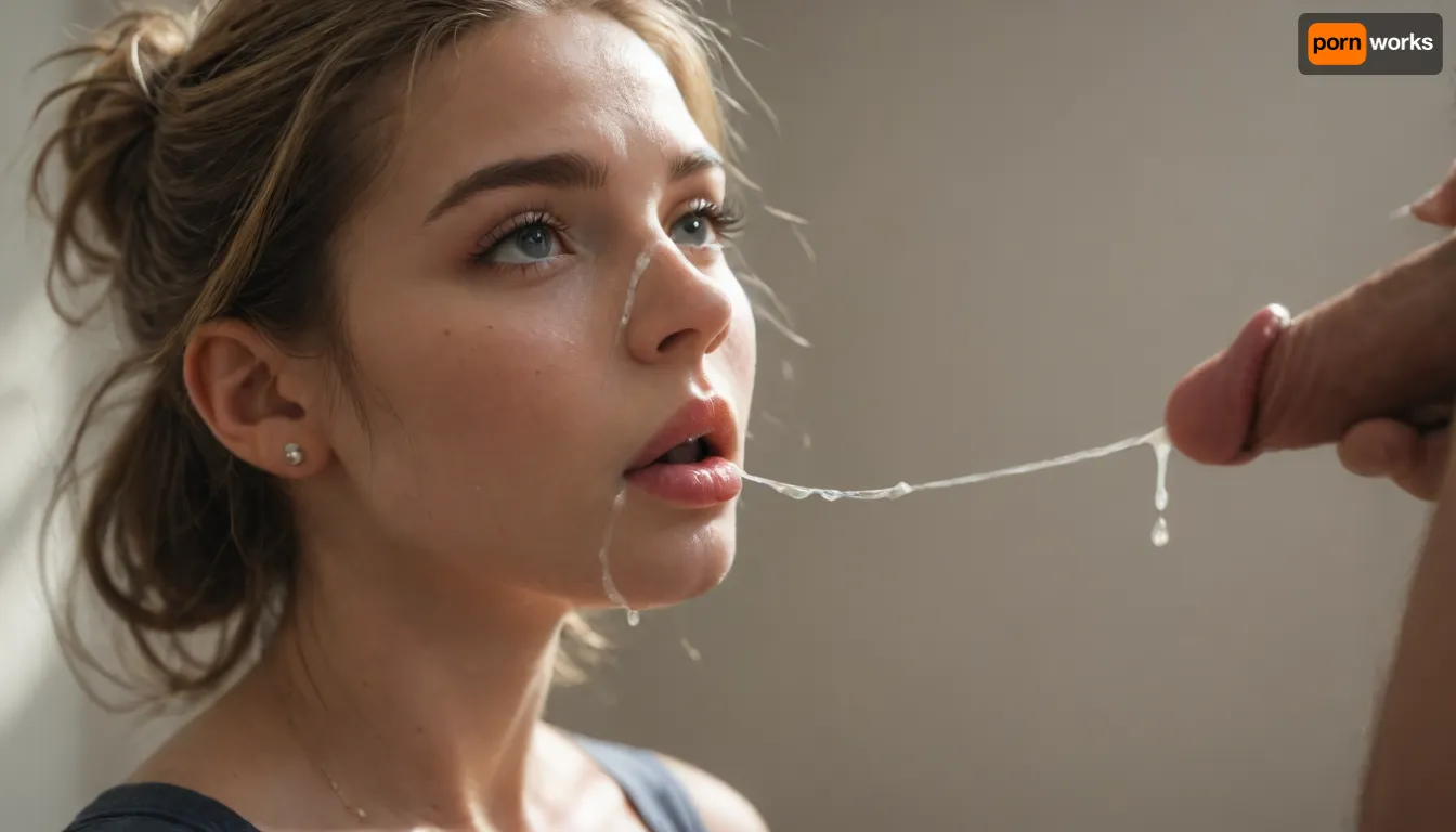 super realistic photography, best quality photography, super detailed images, fine details, high resolution, 8k wallpaper, masterpiece, (score_9:2), photography, realistic sun light and shadows, photorealism, cinematic, cinematic photo, orange rim lighting, atmospheric, bokeh, dynamic angle, vibrant lighting, dramatic shadows, highly detailed, realistic, high contrast, extremely detailed, photorealistic, professional, detailed skin, depth of field, film grain, (beautiful cute sweet athletic adult blonde), (rippling manly muscles:1.1), small perky breasts, (photorealistic ultra detailed female face:1), bright light green background, round hips, thick female thighs, round muscular ass, man abs, (perfectly round irises are ultra highly detailed:1), (photorealistic eyelids), (pupils in the center of the iris), (point of view fellatio:1), rectangular head, (clear grey eyes), black limbal ring, (hollow cheeks), pretty eyelashes, dimples, freckles, blushing, nonchalant, ultra detailed fine hair, (cum drops cum dropping on face:1.4), ahegao