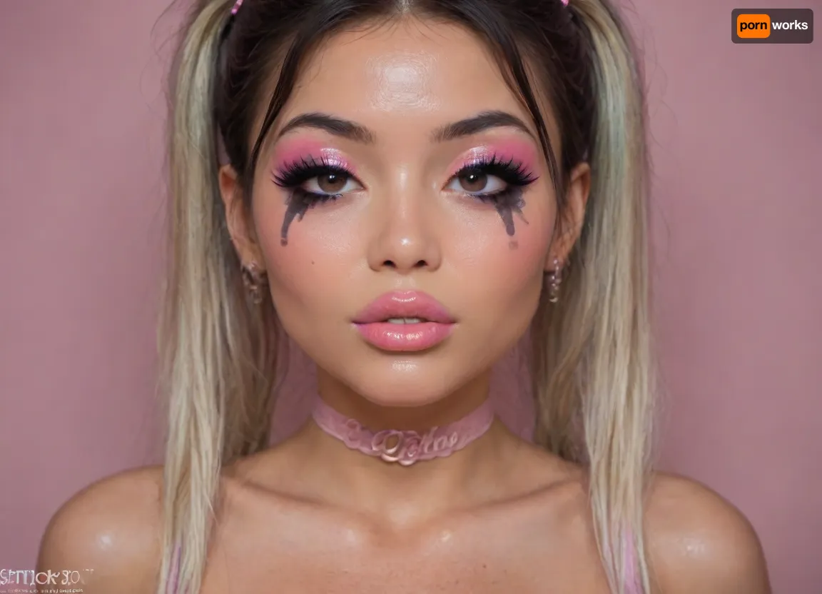 high detail of the face, girl, filipina, (asian face:1.9), (very skinny), bimbo slut, (hairstyle with five pigtails and straight bangs, shiny light green hair), (very big plump lips), purple color eyes, beautifull eyes, artificial eyelashes, rounded big breasts, (flat cheasted:1.4), (bimbo makeup, intense saturated glossy lipstick:1.5), show nude tits, stockings, heels, in a bedroom lying on her back, She pushes until her pussy even starts to prolapse! Her pussy even opens up on its own from the pressure! She grunting as she tries to push so hard. She sticks her fingers in her ass to stretching it wide open to show her beautiful anal flower and hold it there for you to stare at! It looks like a red rose coming out of her ass!, seductive, at night, sweet tiny butt, jewellry, bracelets, necklaces, nipple ringsnipple, nipple ringsnipple rings, pussy view, slit pussy, full, body, tattoo, <lora:FBT-000002:.8>