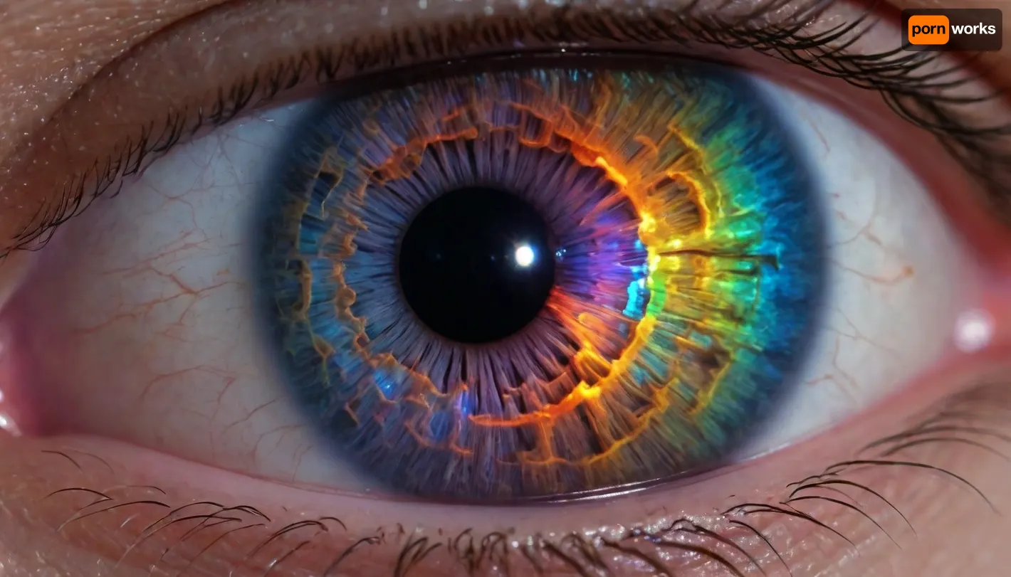 look to microscope macro zoom, (glowing house), miracle, rainbow light circeled in open universe, orbit, rainbow storm, rainbow fire, rainbow air, rainbow earth