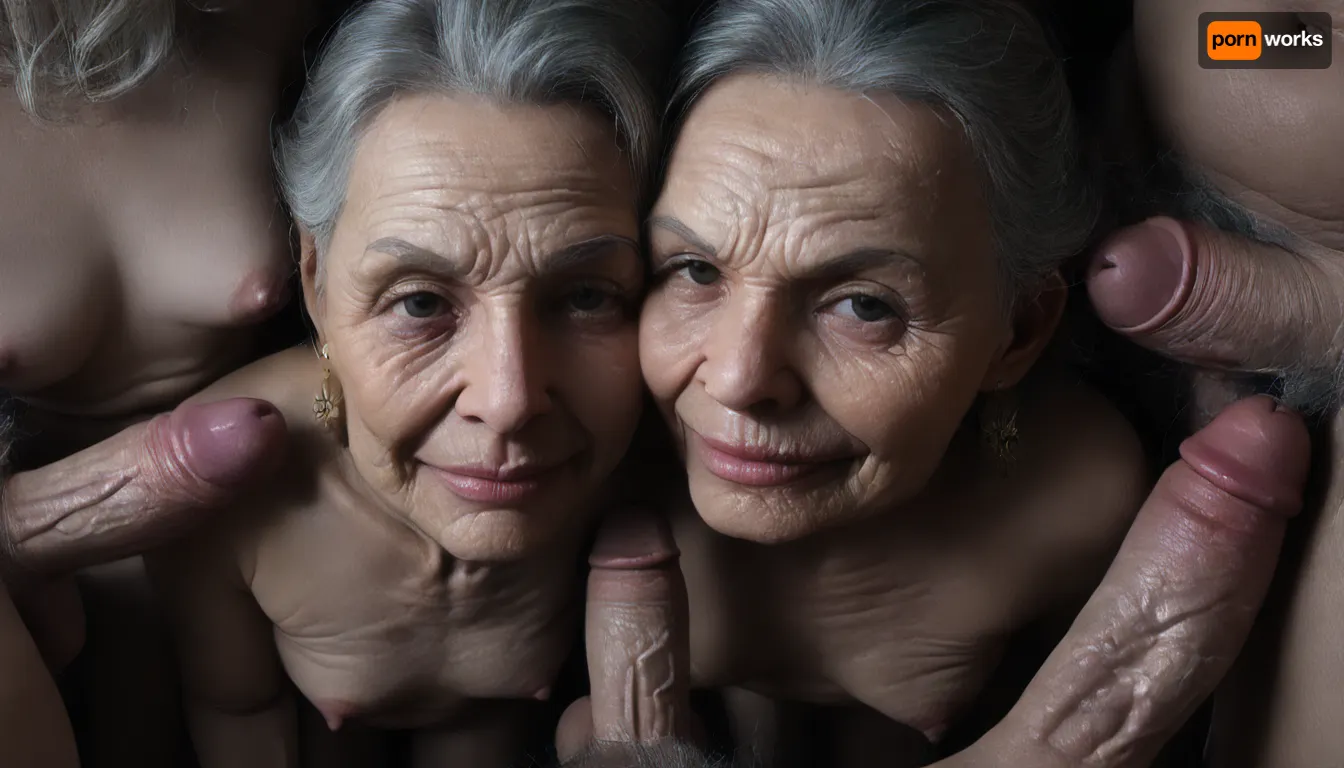 a full body view, looking at the viewer.Large circumcised penis, seductive, painful anal, gang rape, tight anal, masterpiece, close-up of face, (a 69-year-old woman:1.6), white, pale, natural plump body, big buttocks, short black bob cut hair, MILF breasts, (small saggy breasts:1.4), (sagging breasts:1.1), (erect nipples:1.4), (hard nipples:1.4), (wrinkled old body:1.8), seductive gaze, smirk, ashamed face, shadows, sagging breasts, full breasts, (tan lines:.7), detailed, eyes, perfect, skin, texture, photorealistic, (((she is submissive, looking the viewer in the eyes))), <lora:SDXL_BetterFaces-LoRA_v1:1.1>, <lora:dark:.1>, <lora:Super_Eye_Detailer_By_Stable_Yogi_SDPD0:.8>