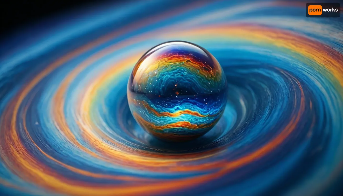 1, 4 d microscope macro zoom, many of in open space, orbit, (fire cube, fusion with wather sphere, swirl of energy, (blue waves, mirroring)), miracle, epic, glowing, (rainbow, white visible light), rainbow light gold, rainbow fire, rainbow air, rainbow earth