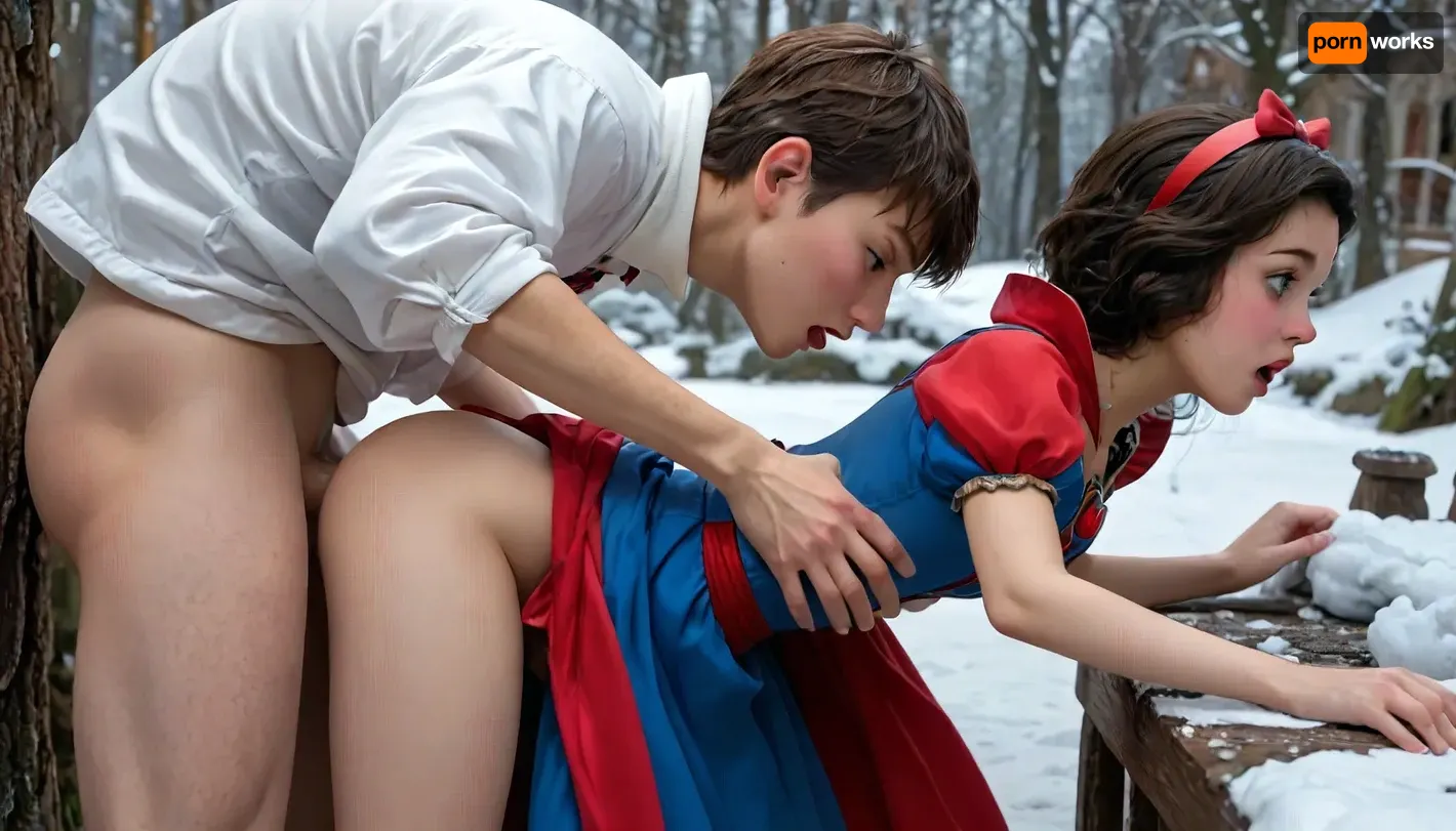 ((Disney snow White:2)), (side view:1.5), ((young short, small boy:2)), (((small boy, big woman Disney snow White, sex, Fucking Disney snow White from behind, holding her hips:1.33))), <lora:detailed_notrigger:2>, <lora:add-detail-xl:.8>, <lora:LCMTurboMix_Euler_A_fix:.8>, <lora:677862_training_data:.8>