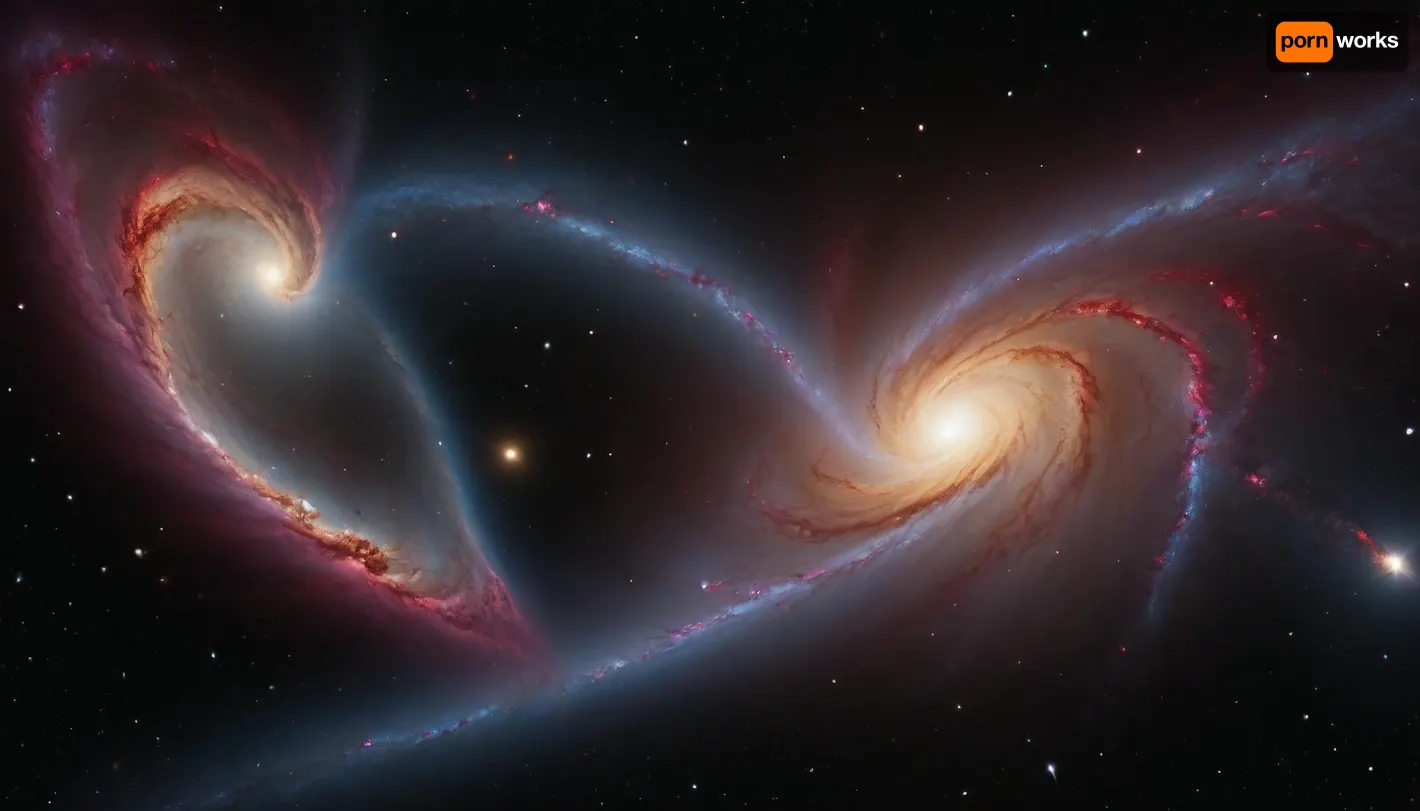 collision of galaxies