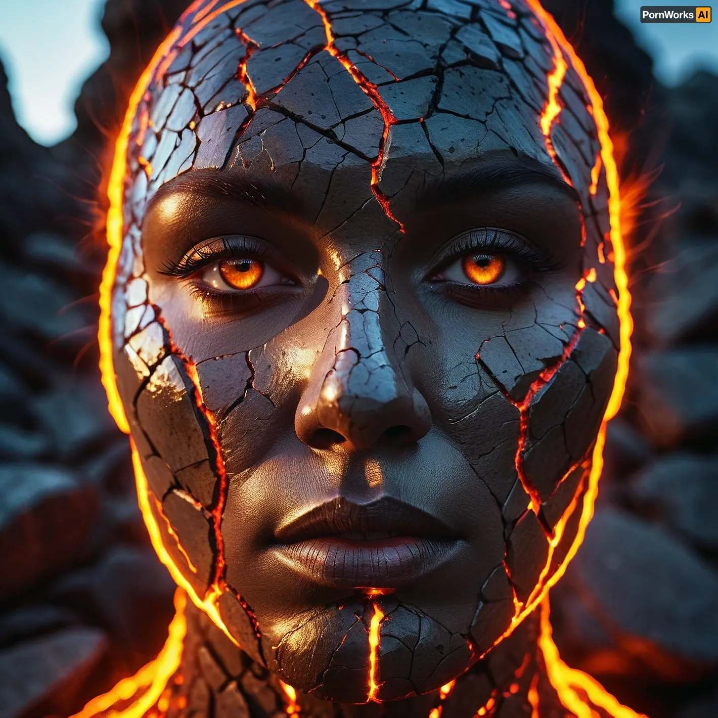 In a world where magic and technology coexist, Aria is transported to a world of lava and glowing lava golems. She meets a group of people searching for the stone golem's creator - an ancient sorcerer who was trapped in the