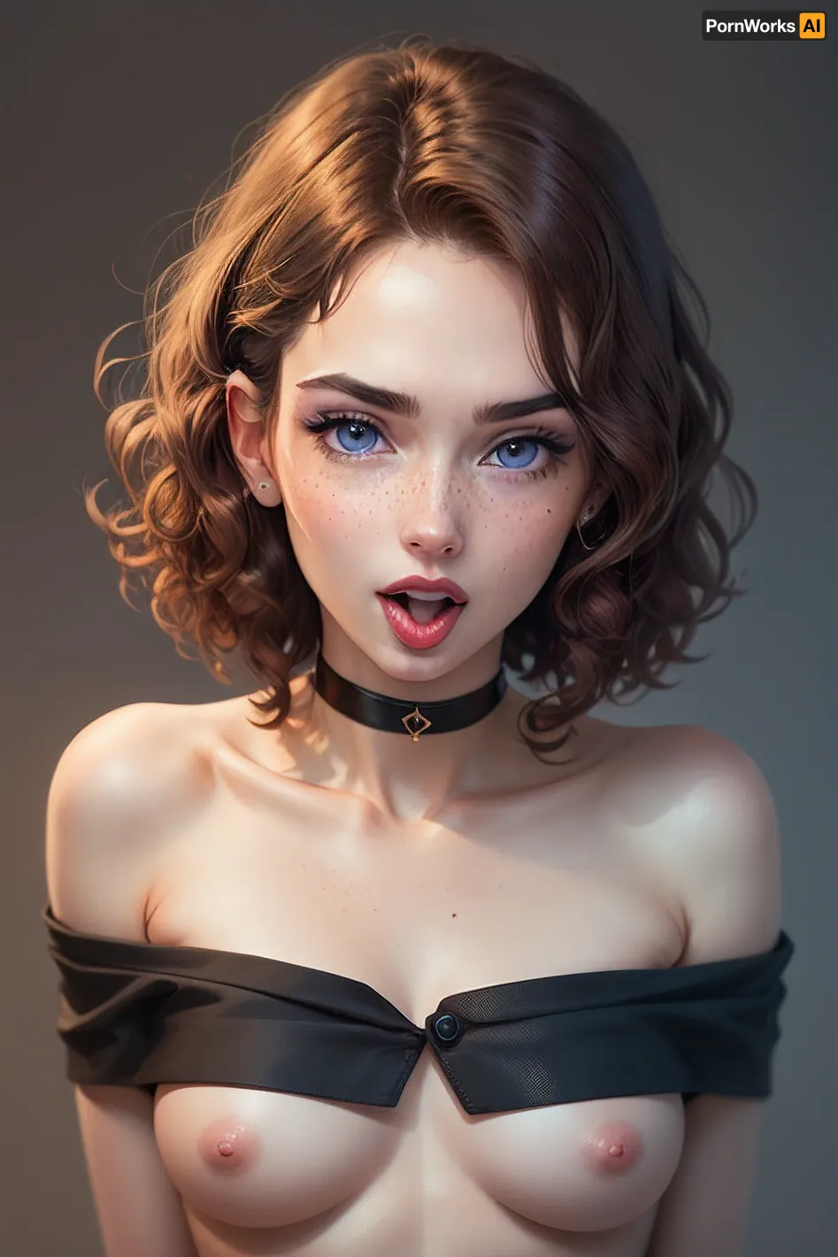 Amouranth, a popular Twitch streamer known for her sexy and provocative streams, is also known for her captivating blue eyes and alluring smile. She often wears revealing clothing and bares her bare shoulders during live streams, but also