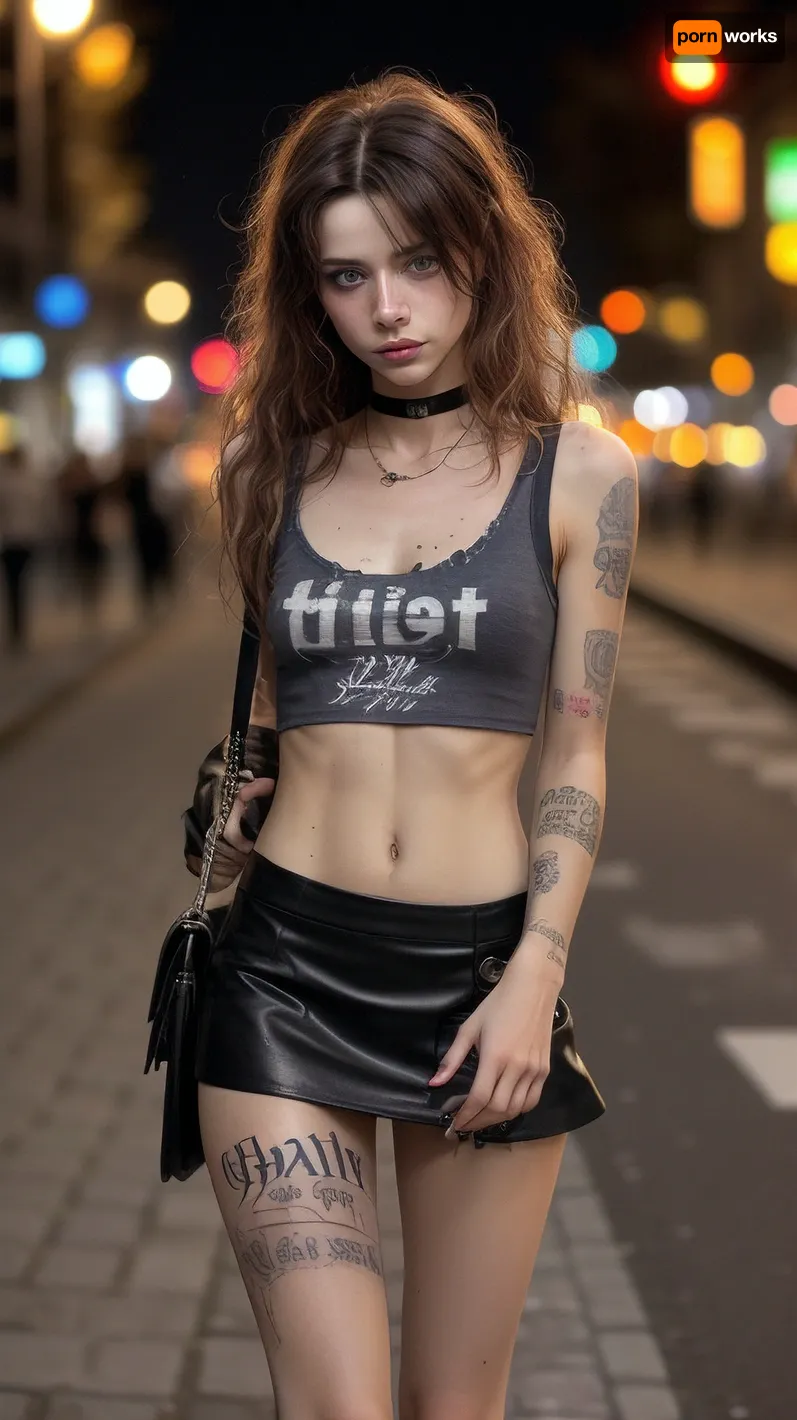 ネオンライトの下:コログンのナイトライフの瞬間 - スキニーの物語 18 歳 ドイツの長所