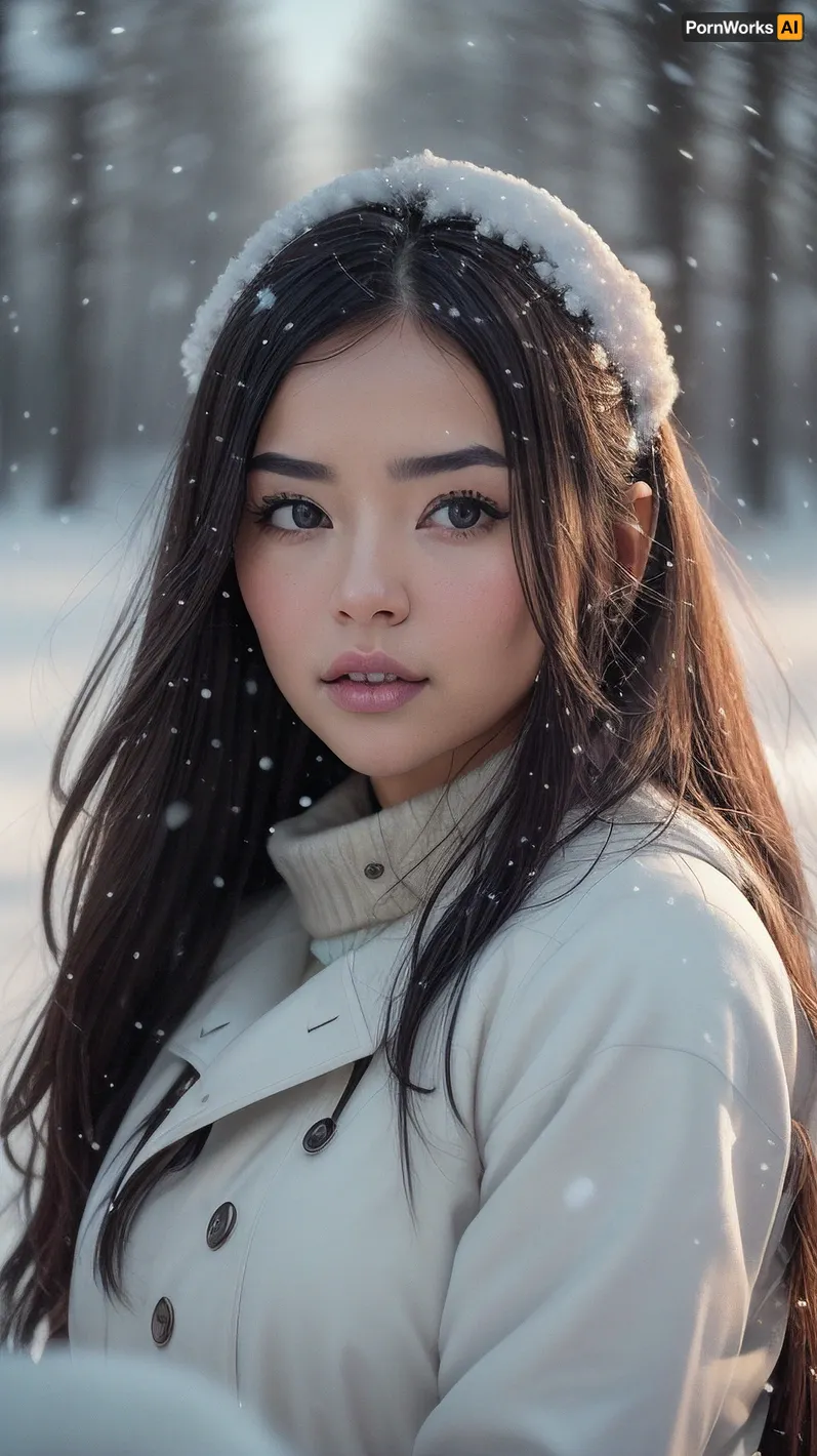 105000000100060.0, score_9, score_8_up, score_7_up, cinematic film still, beautiful woman, no make up, winter outfit, blush, black hair, head tilt, hair blowing in the wind, arctic circle snow drift, snowing, snowflakes, cold, chill bumps, approaching perfection, dynamic, highly detailed, smooth, sharp focus, intricate details, shallow depth of field, vignette, high budget, bokeh, cinemascope, moody, epic, gorgeous, film grain, grainy