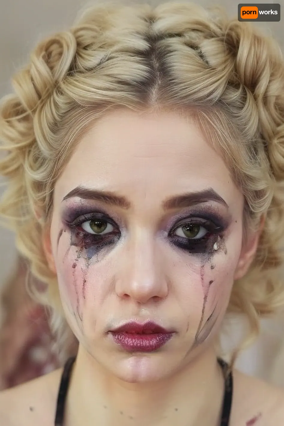 1girl, ruined makup, <lora:ruined:.8>