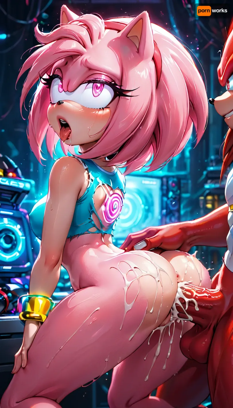 Amy rose & nocche: un racconto di hedgehog di passione tra le rovine