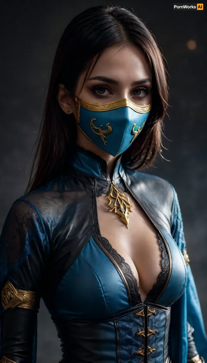 (((young girl 18 years old, sacred background fog darkness fantasy))), (((Kitana mortal kombat))), best quality, (mask covers nose and mouth:1.8), (exotic revealing outfit), realistic proportions, beautiful girl, (((very thin))), (((narrow cheekbones))), (((narrow face))), (makeup:1.4), (eyeshadow:1.4), (ultra-realistic photo), (maximum photo quality), (high resolution photo), (extremely detailed), (ultra-realistic), perfect body symmetry, symmetrical eyes, perfect eyes, (looking at camera:1.5), (masterpiece:1.4), ultra-realistic, ultra-detailed, intricate details, contrast, sharpness focus, high definition, 8K UHD, (photorealistic:1.4), (depth of field), (standing pose:1.8), (((elegant hands))), (((perfect fingers))), studio lighting, cinematic lighting, perfect light, (((Dark Fantasy Art))), (Cinematic Film Footage Style), (Arri Alexa Style), (Kodak Film Print Style), (((woman in Kitana Mortal Kombat costume posing for a photo))), Mortal Kombat Style, moody, dark fantasy style, mk, Kitana, mk11, summer, robe, mk1, outfit, classic, dark, horror, asian, 1girl, Dark, Fantasy, page, <lora:mk kitana:1>, <lora:192af1bb3d75bab622d76a8c8cf0a0b9:.9>, <lora:add-detail-xl:.8>, <lora:Kitana1024:1>, <lora:HandFineTuning_XL:.6>