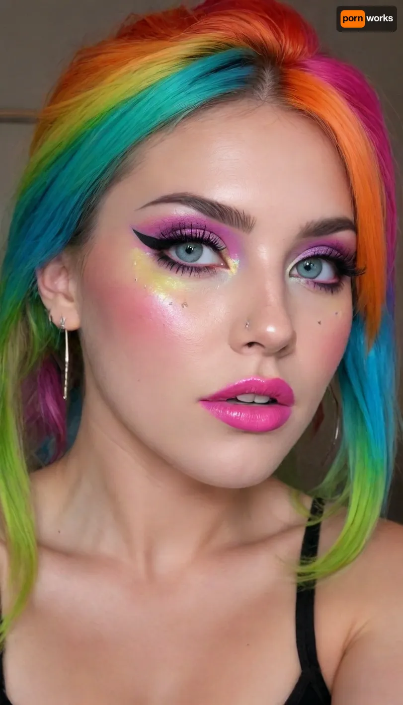 (avant-garde snapshot aesthetic, adorable girlfriends, group of girlfriends:1.6), (punk rock model, punk attitude, punk hair style, eye catching hairstyle, vibrant hair:1.5), (rainbow makeup, vibrant makeup, shimmering makeup, pride makeup:1.6), (focus on eyes, sharp focus on eyes:1.7), (detailed skin, maximum skin detail, detailed clothing:1.3), (natural skin texture, natural hair texture, vellus hairs, goosebumps:1.3), (vibrant and inspirational color palette:1.2), (shallow depth of field:1.4), (dramatic lighting:1.3), (blurred background:1.1), ziprealism, igbaddie, wide opened mouth, long tongue out, ahegao, ahegao tongue, <lora:igbaddie-XL:.8> (avant-garde snapshot aesthetic, adorable girlfriends, group of girlfriends:1.6), (punk rock model, punk attitude, punk hair style, eye catching hairstyle, vibrant hair:1.5), (rainbow makeup, vibrant makeup, shimmering makeup, pride makeup:1.6), (focus on eyes, sharp focus on eyes:1.7), (detailed skin, maximum skin detail, detailed clothing:1.3), (natural skin texture, natural hair texture, vellus hairs, goosebumps:1.3), (vibrant and inspirational color palette:1.2), (shallow depth of field:1.4), (dramatic lighting:1.3), (blurred background:1.1), ziprealism, igbaddie, wide opened mouth, long tongue out, ahegao, ahegao tongue, <lora:igbaddie-XL:.8>