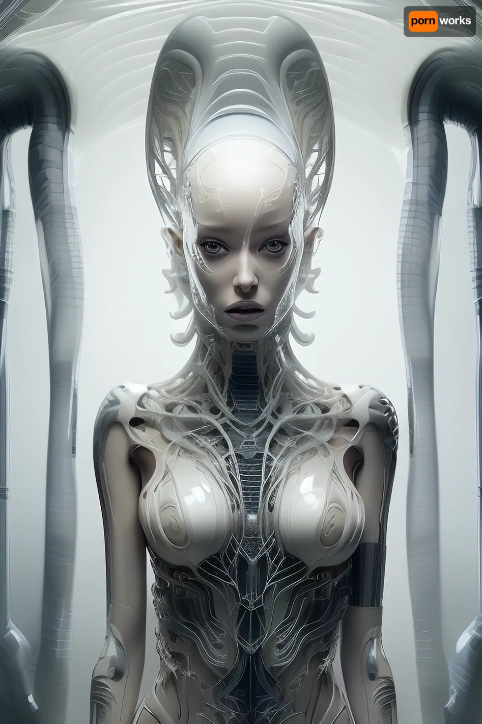 woman, black skin, xenomorph queen with human face, spread hands, chained to the walls, cell, black-skinned female, no tail, no hair, ((perfect woman face)), (((human face))), ((perfect human pussy)), pussy fucking, big dick, POV, human dick, fuck with man, high detail pussy, high realistic, beautiful 20yo woman face, ((front of head human from forehead transitioning to elongated back part xeno)), ((human face of beautiful woman with normal teeth and eyes)), oiled body, wet body, <lora:PSCowgirl:.9>, <lora:fantastic_characters_v4:.4>, <lora:alienskin:.7>