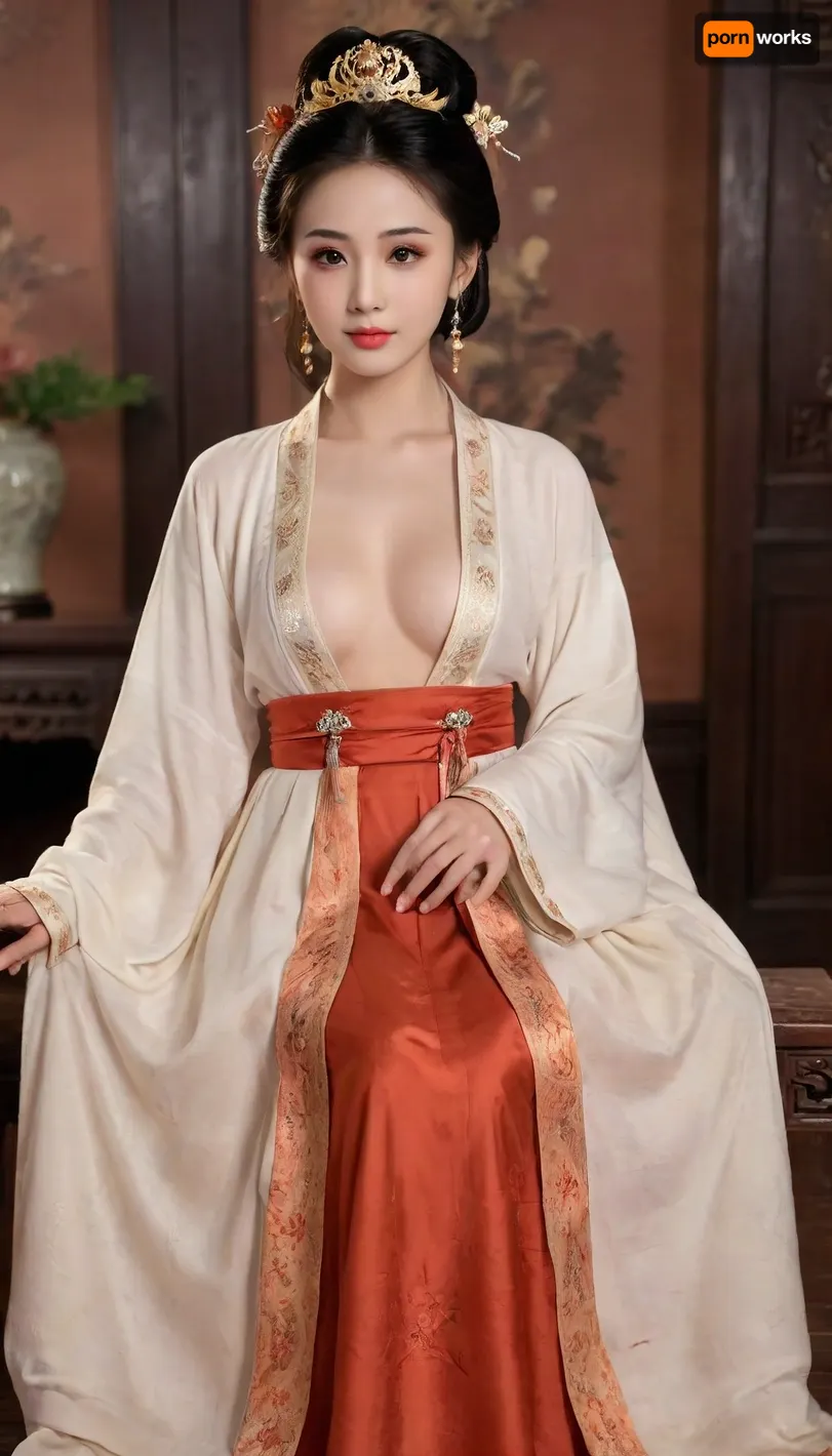 black hair, Angelababy, The female emperor of ancient China, sitting on a throne, very rich, ultra realistic smart incredibly beautiful seductive face, young escort woman, super model, 18 years old, slim figured, narrow waist, looks directly at the viewer, Full body photo, bare lower body, without underwear, exposed genitals, female genitals with abundant pubic hair, pulling open clothes with both hands to reveal full breasts, (Extremely expensive ancient Chinese clothing. Floor length skirt. perfect legs. Sensual Seductive. big eyes. beautiful eyes. updo:1.2), silver earrings and a necklace, magnificent hall, (seduce. sexy. want to fuck:1.3), (white skin. smile:1.1), HDR photo, best quality, ultra-detailed, masterpiece, finely detail, highres, 8k wallpaper, photorealistic, perfect illumination, best shadow, best shot, soft lighting, bhands, (perfect fingers. perfect hands:1.2), ., szhf, dress, <lora:szhf:.8>