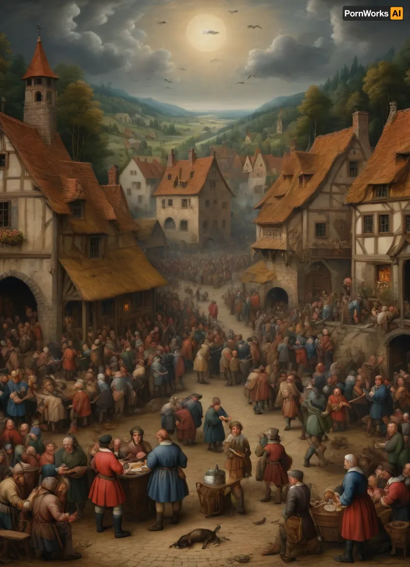 painting in the style of Pieter Brueghel the elder