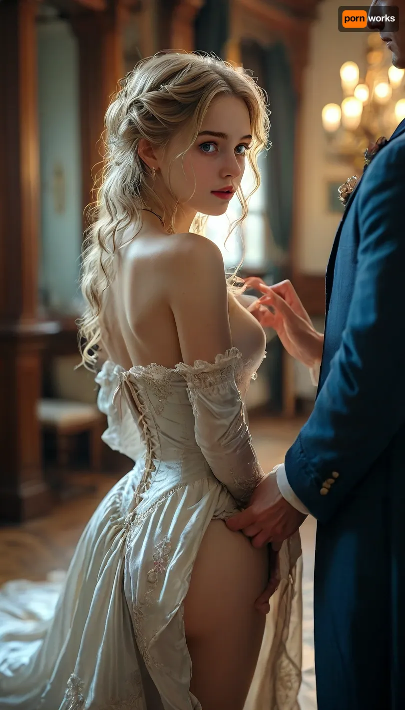 17th century bathroom, innocent 21 years old blonde white bonnet blue eyes white stockings narrow butt hips looking back open mouth Leaning forward, beautiful grey gown white panties, man black suit, ((put his hand under her gown and into her crotch)), touching vagina under gown, hand between legs, in her vagina from behind, deep anal thumb fingering, woman, ladydim, victorian, fcNeg
lora, detailed_notrigger, .7>, <lora:260797_training_data:.8>, <lora:MJ52:.8>, <lora:detailed_notrigger:.7>, <lora:681678_training_data:.8>