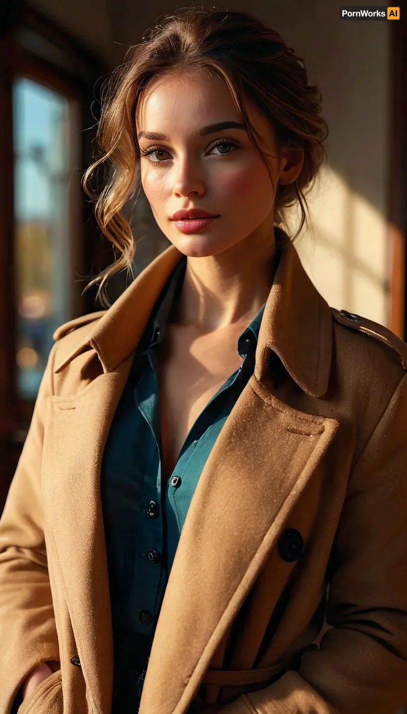 woman, realistic, realism, photorealism, photo-realistic, high contrast, (photorealistic:1.4), 8k high definition detailed realistic, (best quality, masterpiece:1.2), NSFW, photon mapping, radiosity, physically-based rendering, best quality, highly detailed, owsombra, full body, inside, coat, light in hand, holding light, <lora:MJ52:.8>, <lora:attractive_notrigger:.8>, <lora:SDXL_BetterFaces-LoRA_v1:.6>