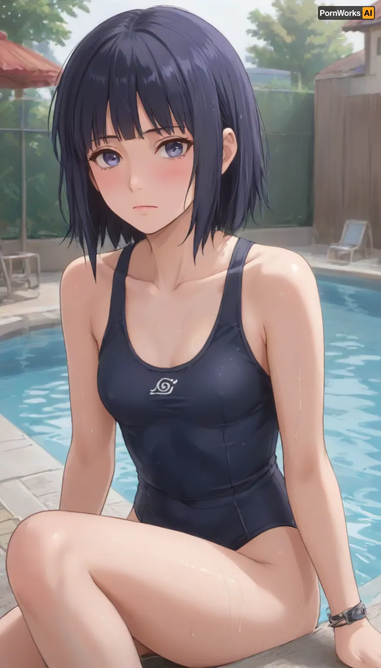 Tranquility amidst splendor: poca hinata junto a la piscina