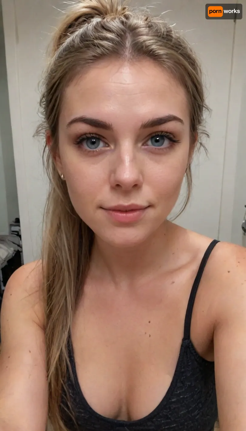 ((ultimate quality:1)), score 9, score 8, iphone bathroom mirror selfie, showing me her sheer dark pantyhose tights, tack sharp, UHD, Uncomfortable, shy pose, vulnerable, please stop, mobile selfie, full mirror selfie, bathroom mirror selfie, nice smile, side smile, smouldering look, Picture taken at unique angles, sexy selfie, funny selfie, silly face, Instagram selfie, Facebook selfie.

About her, She is 39 years old female mom, wife, her height is 175cm., ((smokey blonde thick hair in a messy ponytail)), .
long round oval face, blue eyes, ., (small bust), size b breasts, sagging tits, perky little breasts, Sun Tanned skin.
Hair up in a ponytail., very, dark, focused, flash, photo, 90s, style, 80s, Analogic, 1990s, <lora:sdxl_darkflash_v6-000060:.2>, <lora:Portraits_and_beuty (1):2>