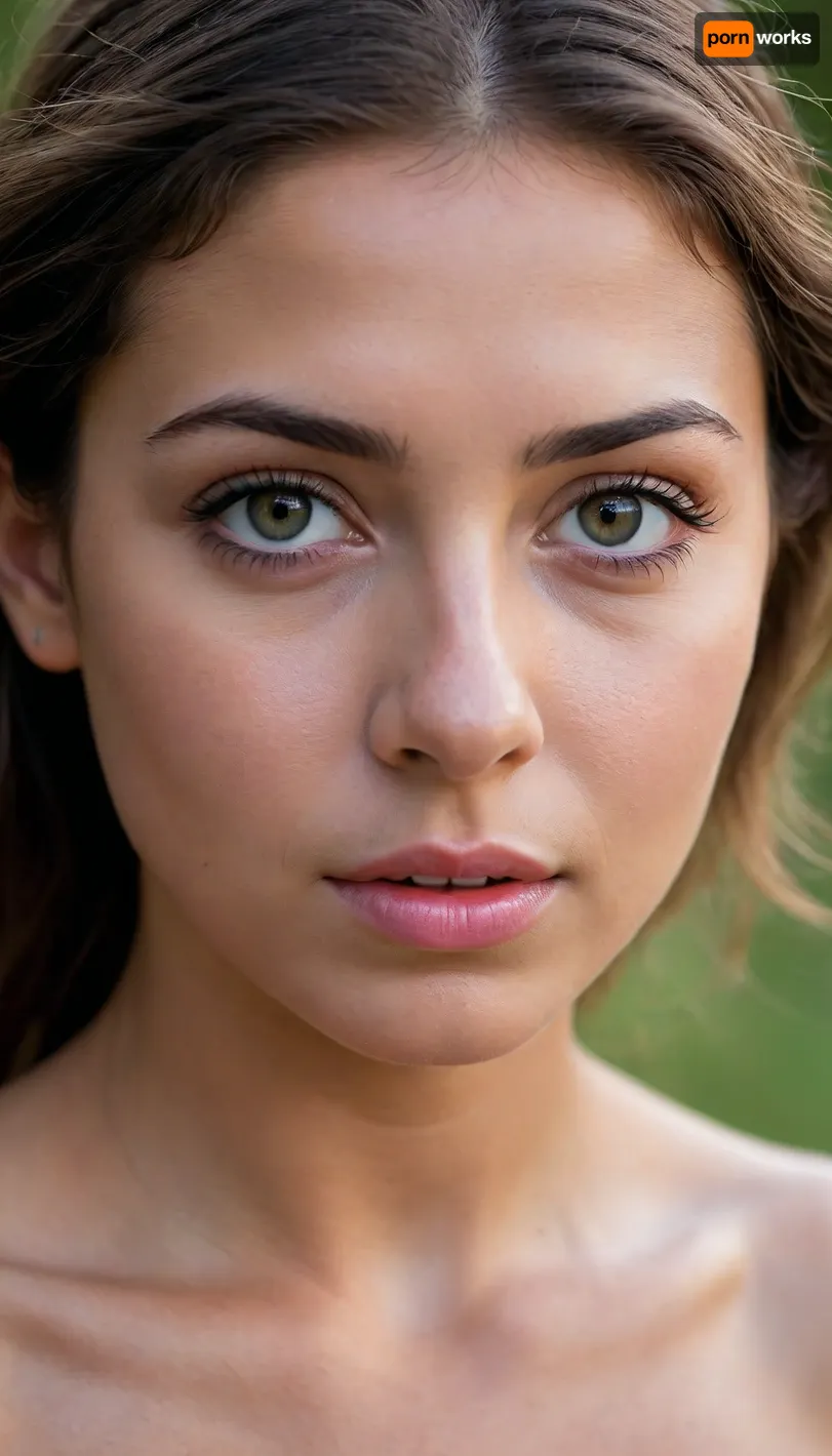 Fotografía de una mujer paisa, de rostro delgado y juvenil, aproximadamente 21 años, de complexión atlética/delgada. . Su cabello oscuro es natural y ligeramente ondulado. Tiene una expresión serena pero con un brillo inteligente en los ojos, una sutil media sonrisa. Su mirada es profunda y analítica. El entorno es tranquilo, quizás un interior acogedor o un parque sereno. Iluminación natural que resalta su apariencia sin maquillaje. Transmite una sensación de autenticidad, lealtad y pragmatismo. esta desnuda