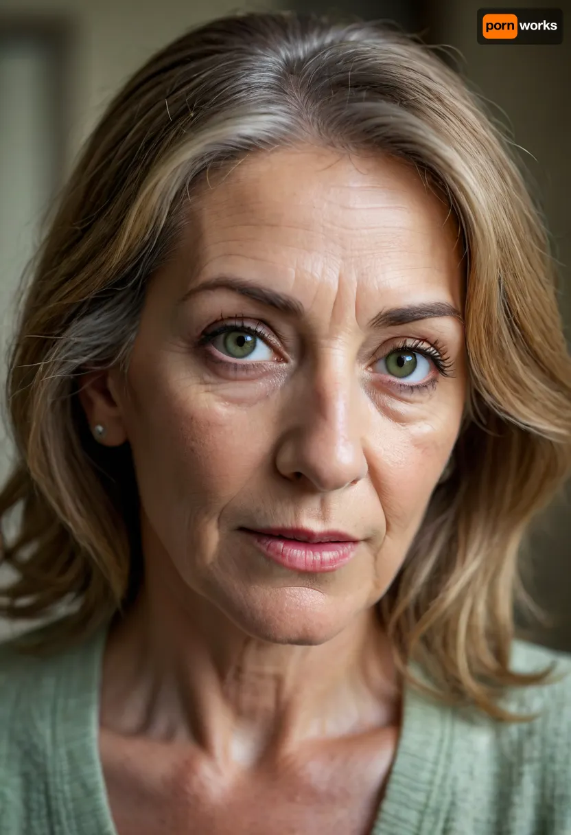 Photo of a pretty woman with beautiful eyes, ((Nikon Z8)), realistic matte skin, wrinkles, skin texture visible, (sharp focus), (high quality), (face visible), ((Detailed Face and Eyes)), ((Armenian woman)), ((full-frame photo)), lustful eyes, (long light brown hair), (highly detailed hair), (realistic), soft focus, analog look, insanely detailed, highest quality, green eyes, looking at viewer, (mouth open), (realistic:1.3), (shadows:.9), film camera, analog, photo, film grain, realistic face, perfect face, Photo of a 65 year old mature woman, <lora:chest_adjust:.7>, <lora:add-detail-xl:.8>, <lora:DetailedEyes_V3:.5>