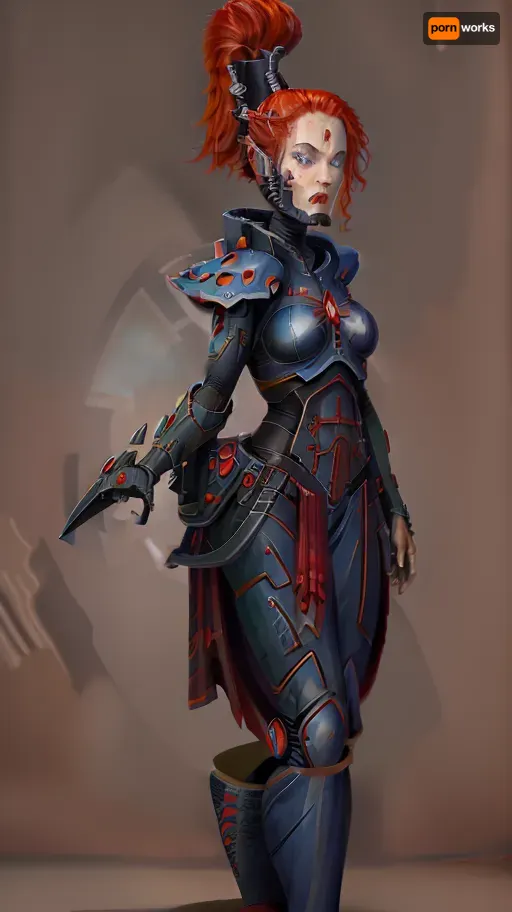 (1girl, red hair medium hair french braid, forced smile), (digital), (in detailed armory, (Pajamas)), best quality, (aeldari, armor), <lora:boldline:.2>, <lora:hairdetailer:.2>, <lora:aeldari:1>, Eldar_World, <lora:Eldar_World:.8>, YrlietRT, <lora:YrlietRT:.8>