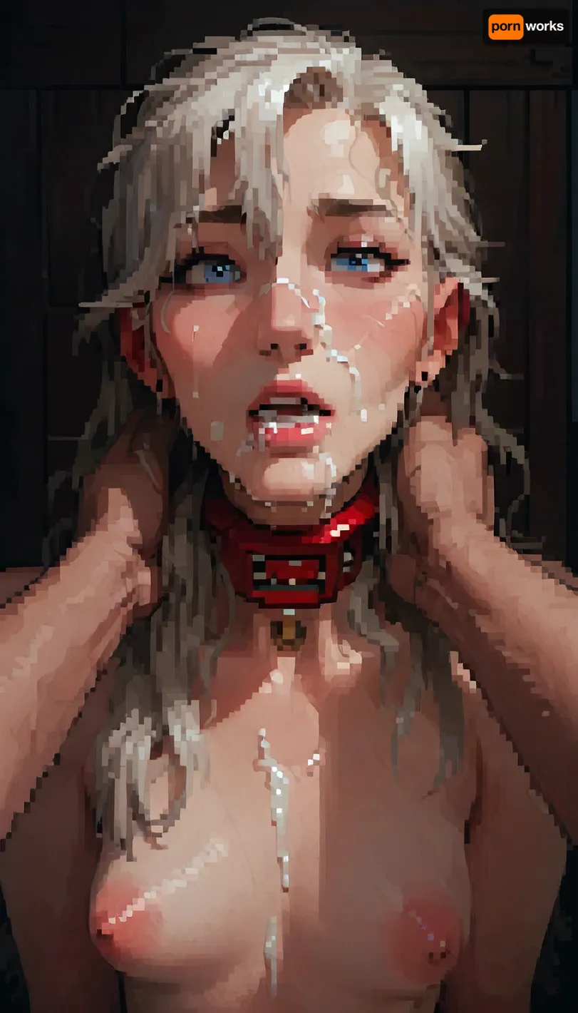 score_9, score_8_up, score_7_up, score_6_up, 1girl, very skinny, extremely pretty woman, 20yo, long blond hair, blue and grey colored eyes, small perky tits, puffy nipples, pretty girl, light blue bangs, cum dripping from lips, shaking orgasm, choking, shaved pussy, man's hands on woman's throat, male out of frame, (pov missionary), sex, full body, 4k, photorealistic, intricately detailed face, realistic cum, realistic face, MASTERPIECE, (incase style), pixelart, incase, style, pixel, art, <lora:ratatatat74-000050:1.3>, <lora:outline_xl_kohaku_delta_spv5x:1.8>, <lora:NEOTOKIOXL_0.2_RC:.4>, <lora:287175_training_data:.6>, <lora:pixel_stormXL:.3>