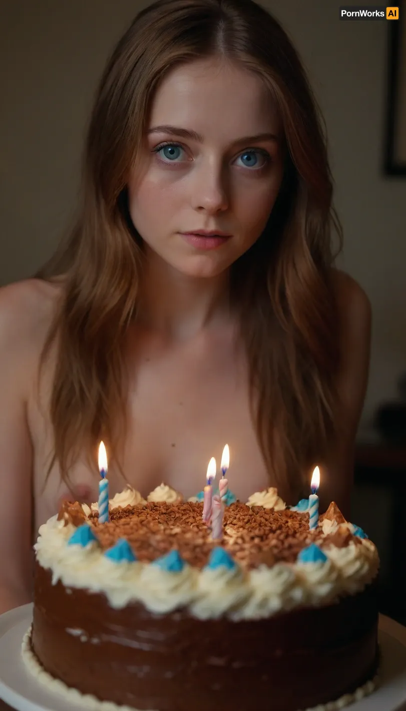 Reflections of time: a young woman's gaze upon eternal youth