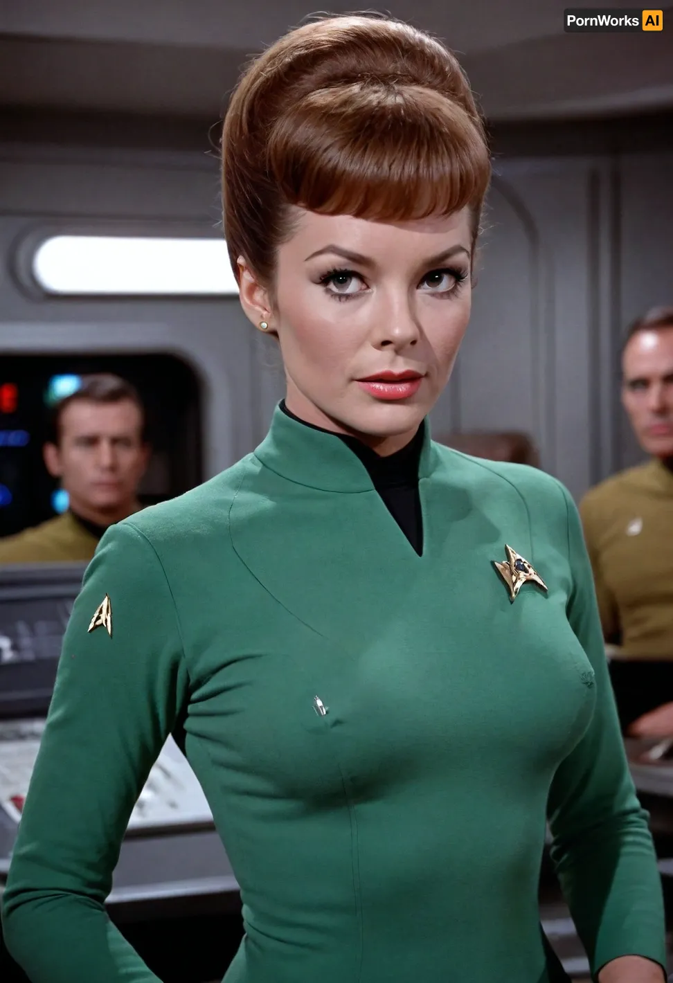 Star Trek, 1960s, sexy irish woman, star fleet officer