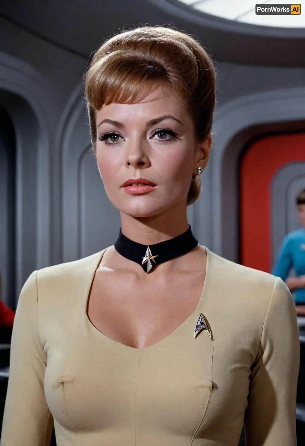 Star Trek, 1960s, sexy swedish woman, star fleet officer
