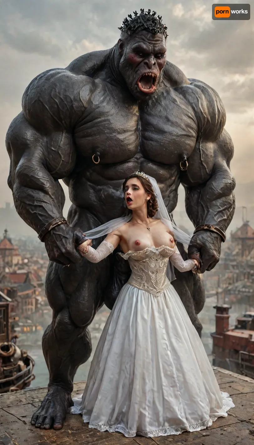(score_9, score_8_up, score_7_up, UHD 8K, masterpiece, best quality, maximum details, natural light, extreme realism, cinematic still), Beautiful brunette white woman, (cheating bride:1.5), (pale skin:1.5), (decorated luxurious bedroom), wedding veil, frazetta barbarian slave art, stockings, shocked, frightened, interracial, (gigantic African black brute thug, huge trunklike arms, huge head, hyper muscular body, dressed in slave clothes:1.32), porn photoshoot, detailed skin, on the roof, steam locomotive, steampunk, fog, steam, blushing, DETAILED background, hyperrealistic, 8K, BadX, Stable-Yogis-Makeup-Enhancer-XL, spectacular lighting, (((hyper large cock in mouth:1.3))), oral cream pie, (eyes wide open in horror:1.24), (wide mouth spreader:1.5), (pleading expression:1.18), (terrified:1.12), (crying:1.2), (fear and panic:1.18), UHD 8K, (full body photograph:1.1), Very realistic, 8k, ultra detailed, hyper extreme size difference, UHD, super high quality, super high resolution, extremely detailed, perfect face, perfect eyes, ((hogtied, bound for sex, tied up)), cock in mouth, (brutal face fuck), ultra hd, photorealistic, hyper gigantic large black cock in mouth, hair grab, brutal face fuck, one hand around her neck, choking her hard, strangling her, gasping for air, hard nipples, (five Black skin hyper large muscular men), (5 very large and hyper thick black cocks), (monster black cock:1.6), anal spitroast, gagging on cock, random pose, random view angle, (((hyper gigantic large black cock in mouth:1.3))), (pulled nipples:1.2), nipple clamps, spitroast, deepthroat, deep anal penetration, Uber realistic, arched back, detailxl, 35mm photograph, film, professional, 4k, 1girl, 5 boys, hdr, photographic, ultra realistic, ultra high details, back light, anal sex, with large muscular black men, gargantuan black cocks, anal sex expansion, ravenous hyper sex, large hyper muscular black men, Movie, Still, Film, Cinematic, Shot, (huge dick), (creamy deep deepthroat:1.12), (extreme oral sex:1.4), (huge massive white dick:1.4), (cum), (hands holding hair), Lighting, ohwx, <lora:detailed_notrigger:2>, <lora:LCMTurboMix_Euler_A_fix:2>, <lora:JuggerCineXL2:2>, <lora:zavy-brbrn-sdxl:2>, <lora:CinematicStyle_v1:2>