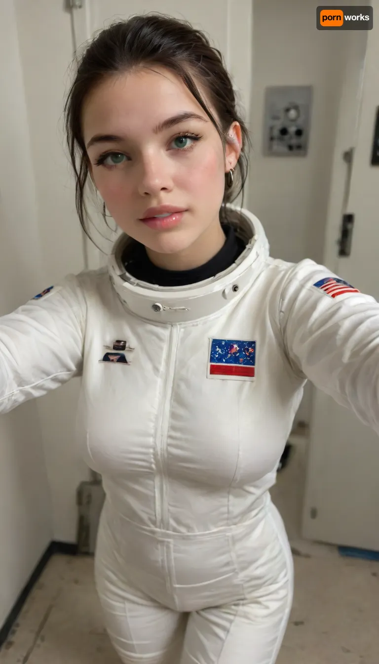18 year old, full body, medium breasts, dreadyamada, solo, 1girl, black hair, bright green eyes, teeth, pixie haircut, black eyes, looking at viewer, (selfie photograph of astronaut, looking at the earth:1.4), award-winning, professional, highly detailed, <lora:dreadyamada_v1.1:.8>, supermodel, big, lips, <lora:Beautify-Supermodel-SDXL:.8>, pale, skin, <lora:Pale_Skin_SDXL_v1.0:.8>, 4ng3l, face, <lora:SDXL_BetterFaces-LoRA_v1:.8>