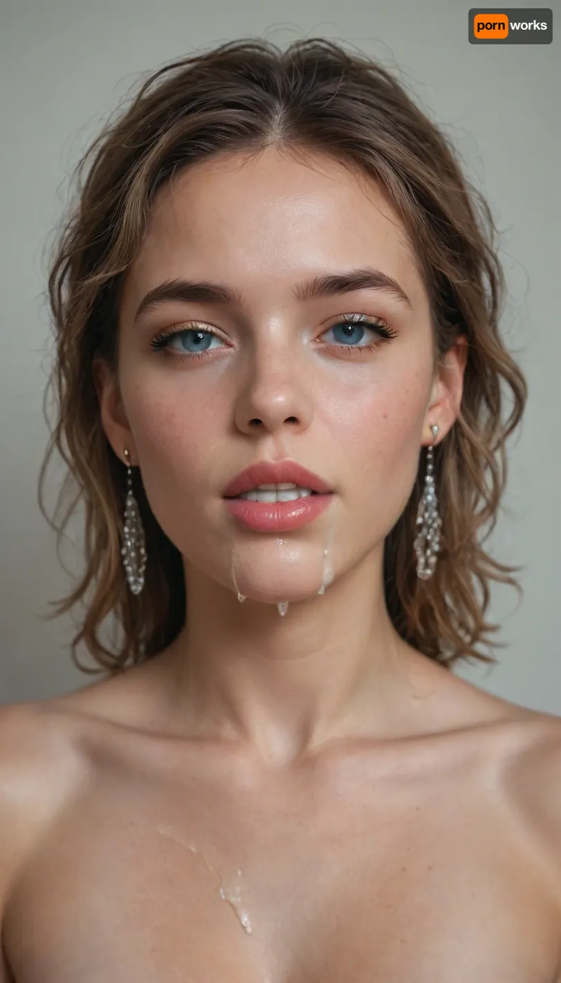 Drool, cum, babe, seductive