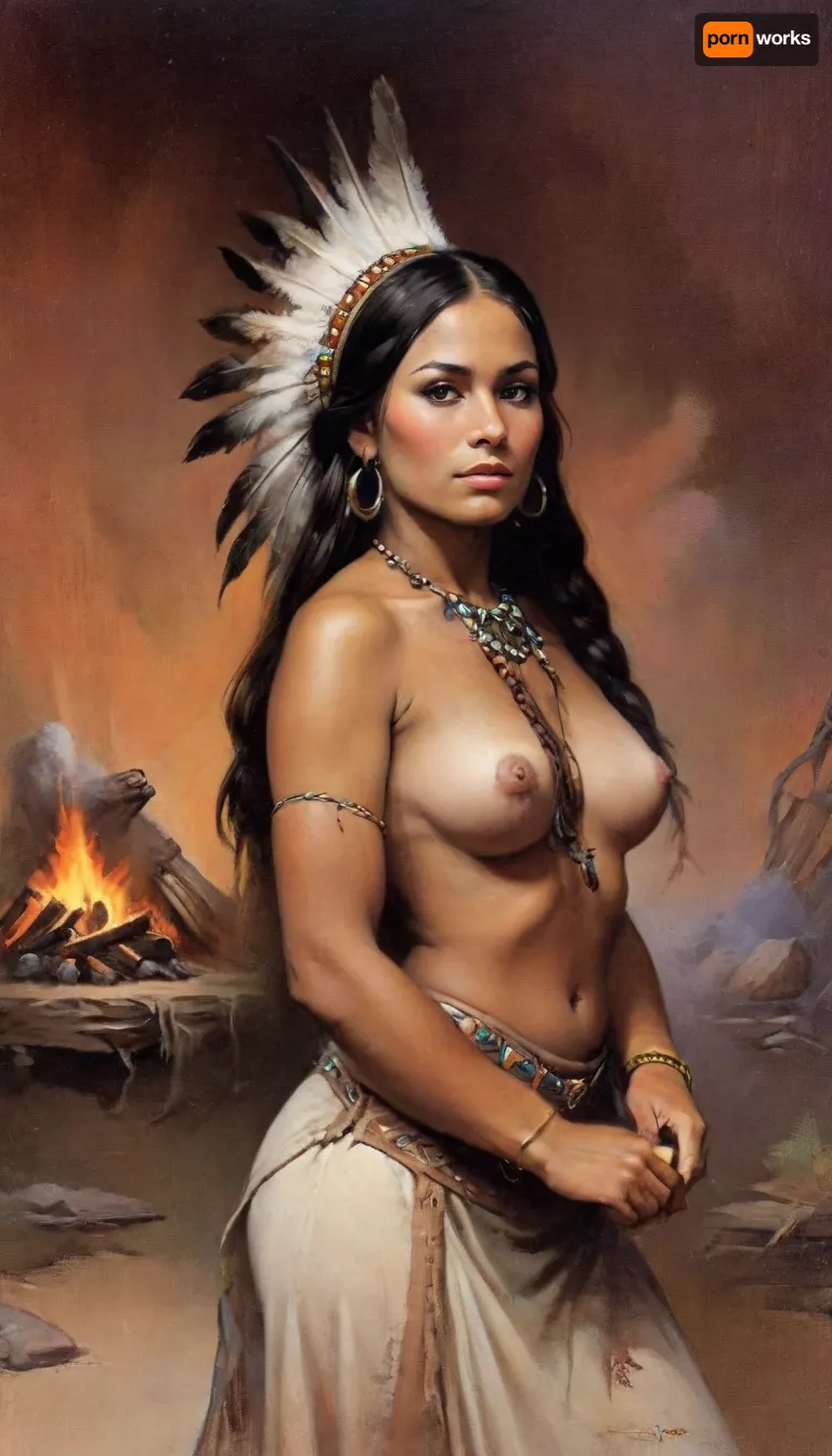 (((Indian woman in traditional squaw outfit, braids, feathers in her hair, wigwam, Indian village))), (((masterpiece, best quality))), (((on the right hand 5 fingers, on the left hand 5 fingers))), k3nk3lly, Art, by, Boris, Vallejo, fr4z3tt4, <lora:k3nk3lly:.5>, <lora:Fantasy_art_XL_V1:.5>, <lora:fr4z3tt4:.5>