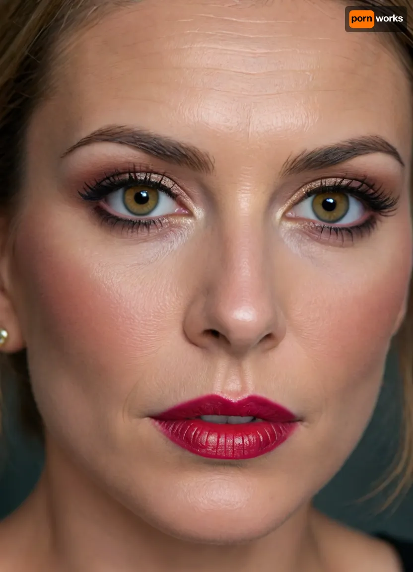 ultra-realistic, 8K HD, thin 60-years old woman, detailed face, detailed hair, intense golden eyes, numérous wrinkles, prominent cheekbones, very thin upper lip, (heavy eye makeup:1.5), nose piercing, (close-up:1.5)