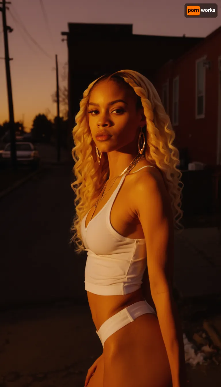 (hood:1.4), (American ghetto:1.3), (one mulatto skinny bimbo blonde:1.6), ghetto, ghettostreets, <lora:Ghetto_sdxl_lora:.4>, <lora:1122530_training_data:.8>