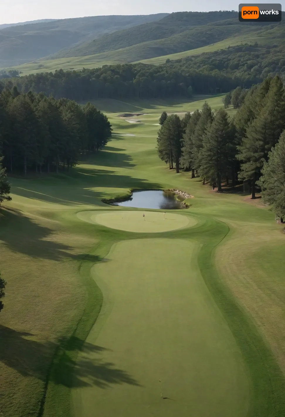 Golf camp, sublime paisaje, panty