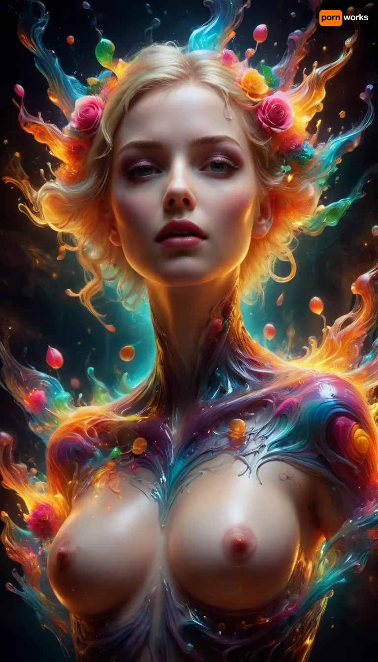 nude Sketch of beautiful blonde woman, extremely detailed face, Colored Pencil, Blackboard, Triadic-Colors, Tones of Black in Background, High Contrast, Technicolor, Beyond-Dimensional, Super-Resolution, Amiga OCS Graphics, Klein bottle, Evil, Argon Lamp, Glow-In-The-Dark, Slime, Fog, Twisted Rays, insanely detailed and intricate, hypermaximalist, elegant, ornate, hyper realistic, super detailed, ais-brknlvlmp, <lora:ais-brknlvlmp-sdxl:2>, betmd, Clovers, roses, flowers, colorful, wings, levanders, <lora:betmd2-step00000250:.8>