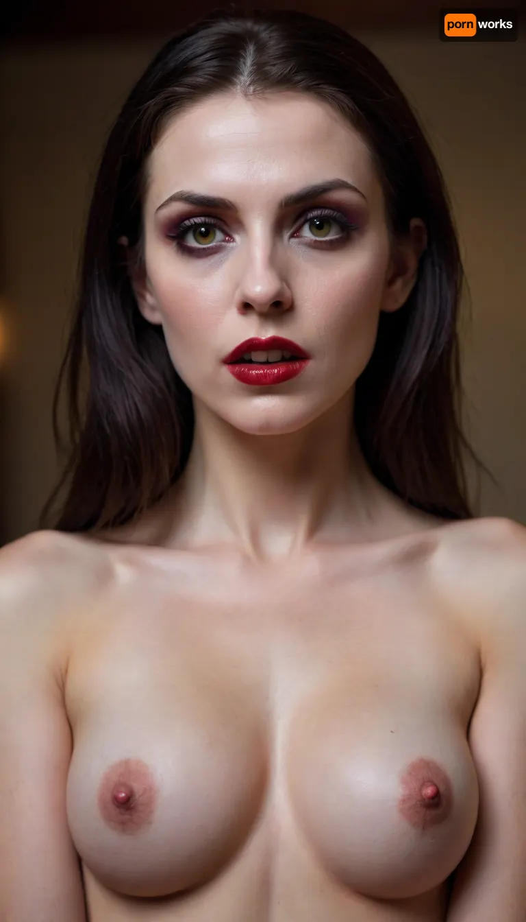 Nude vampire woman