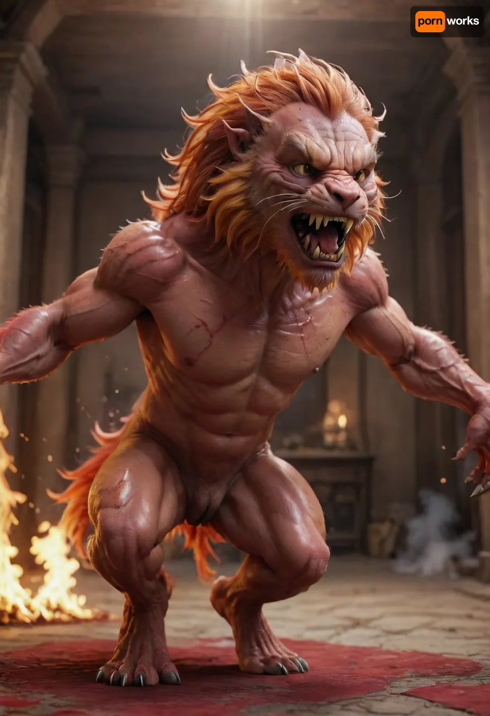 dred vi, <lora:lactation_XL_0_:.6>, <lora:Modern_MakeUp_XL_v0_1:2>, <lora:Art_Of_Lips_PONY_XL_By_UOC:1.1>, <lora:Realistic_Feline_Hybrids:2>