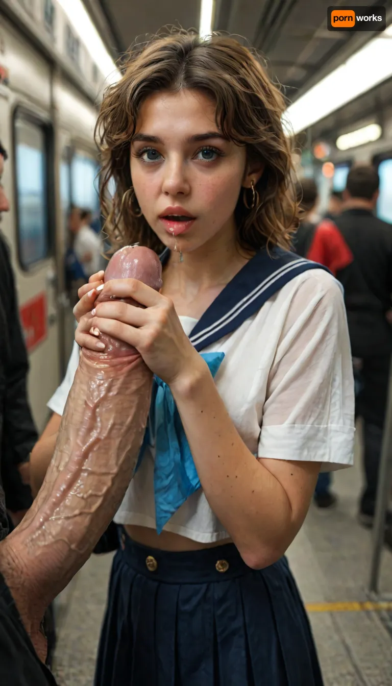 8k, score_9, score_8_up, score_7_up, FILM PHOTOGRAPHY STYLE, cinematic photography of a woman, professional portrait photo realism, high quality, detailed, masterpiece, 8k. 1girl, kino_makoto, bishoujo_senshi_sailor_moon, casual clothes, on the train, after fellatio, gigantic oversized penis, wide open mouth, Stringy mouth, breath, Sticky penis, Semen dripping from penis, hold penis with hand, <lora:detailed_notrigger:2>, <lora:add-detail-xl:.8>, <lora:LCMTurboMix_Euler_A_fix:.8>, <lora:style_lora_realis:.8>