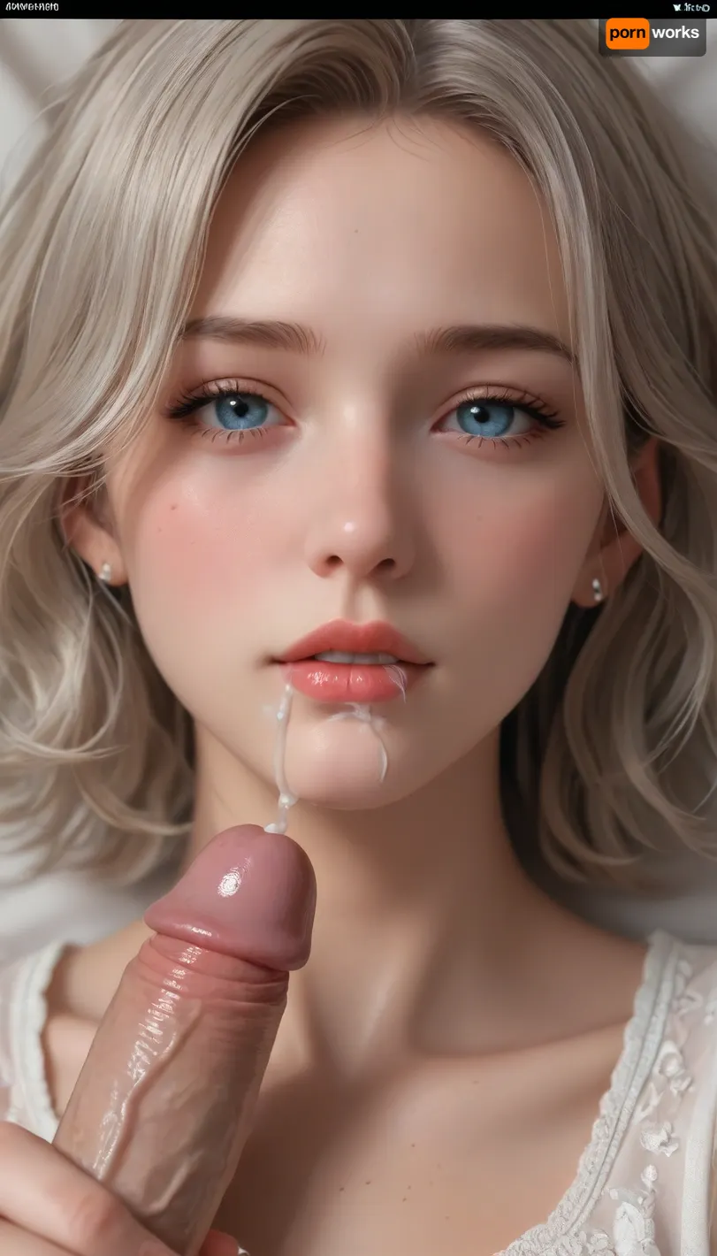 Sleeping wife, Gets a dick in his mouth, Cum on lips