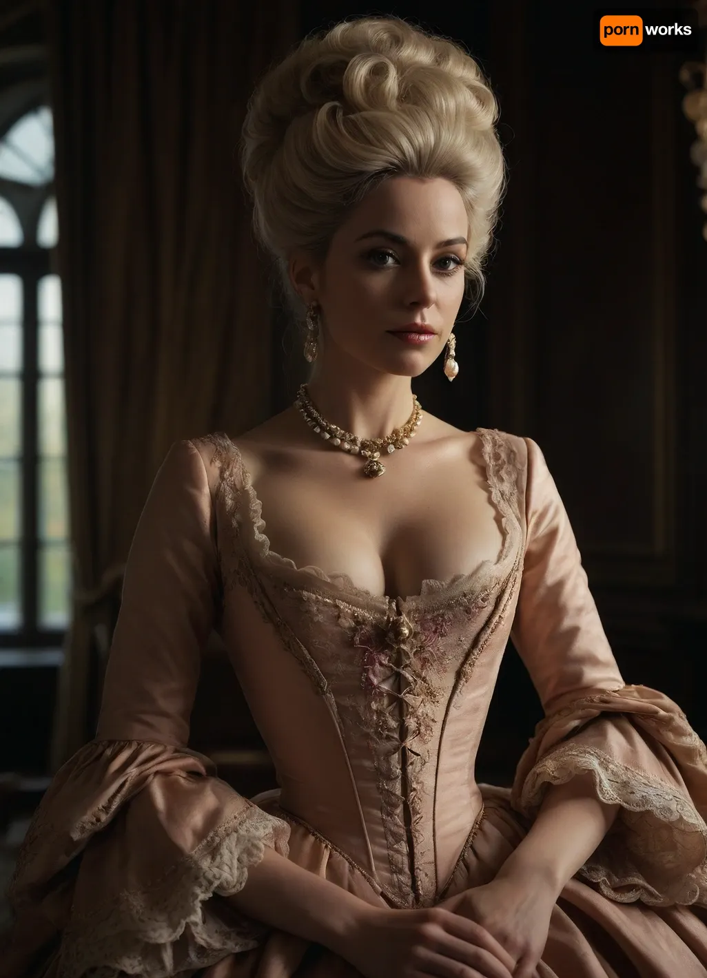 Madame DuBarry, photorealistic, best quality, masterpiece